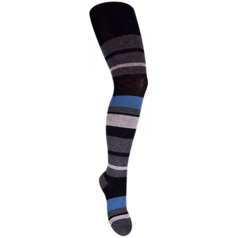 Плътен чорапогащник за момиче, тъмни цветове  9538