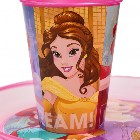 Полипропиленов комплект за хранене от 3 части с картинка, Friendship adventure Disney Princess 95450 12