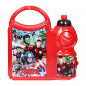 Полипропиленов комплект спортна бутилка и кутия за сандвичи с картинка, Heroes Avengers 95481 