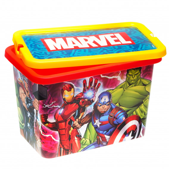 Кутия за съхранение с щракване за защита, Отмъстителите, 7 литра Avengers 95548 
