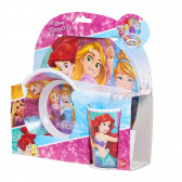 Меламинов комплект за хранене, Принцесите, 3 части Disney Princess 95559 