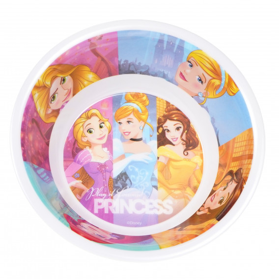 Меламинов комплект за хранене, Принцесите, 3 части Disney Princess 95563 5