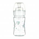 Стъклено шише за хранене, с биберон 1 капка, 0+ месеца, 150 мл, цвят: син Chicco 95766 2