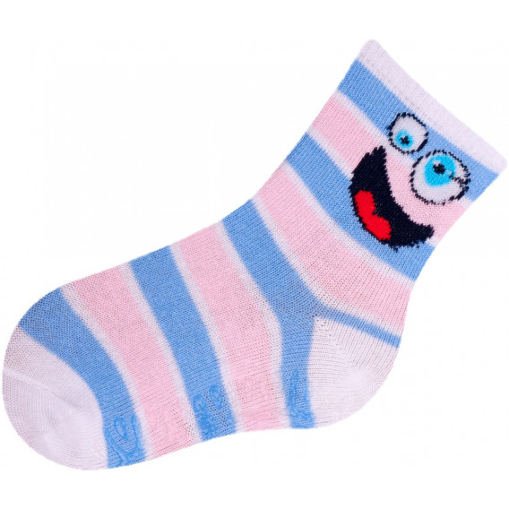 Памучни чорапи за момиче със силиконови шарки YO! 9590 2