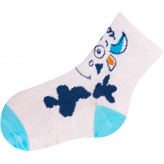 Памучни чорапи за момиче със силиконови шарки YO! 9591 3