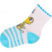 Памучни чорапи за момиче със силиконови шарки YO! 9593 5