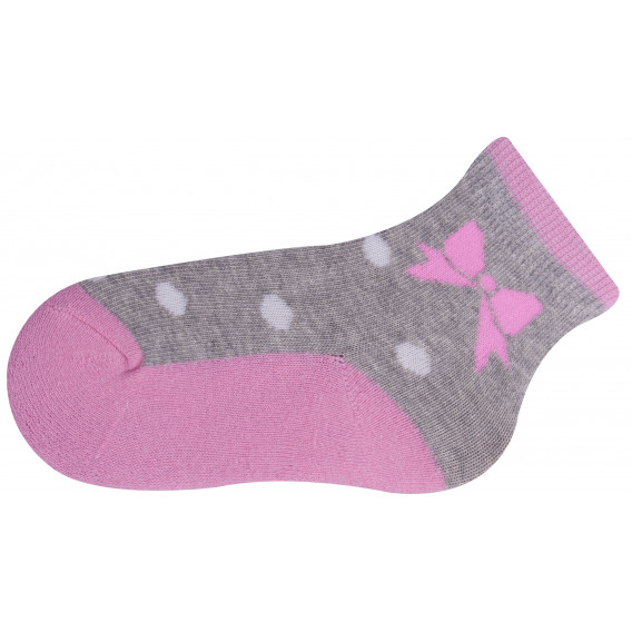 Памучни чорапи за момиче YO! 9603 4