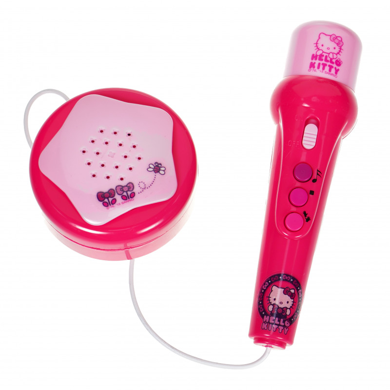 Hello Kitty Детски микрофон с усилвател Хелоу кити | Kidso.bg