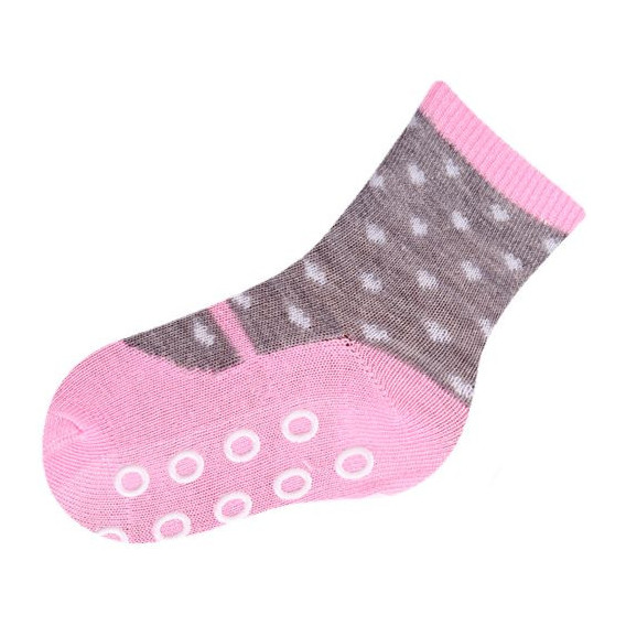 Комплект чорапи за момиче със силиконови точки против подхлъзване YO! 9616 2