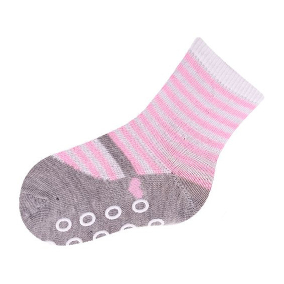 Комплект чорапи за момиче със силиконови точки против подхлъзване YO! 9617 3