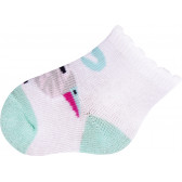 Бебешки чорапи за момиче различни десени YO! 9637 4