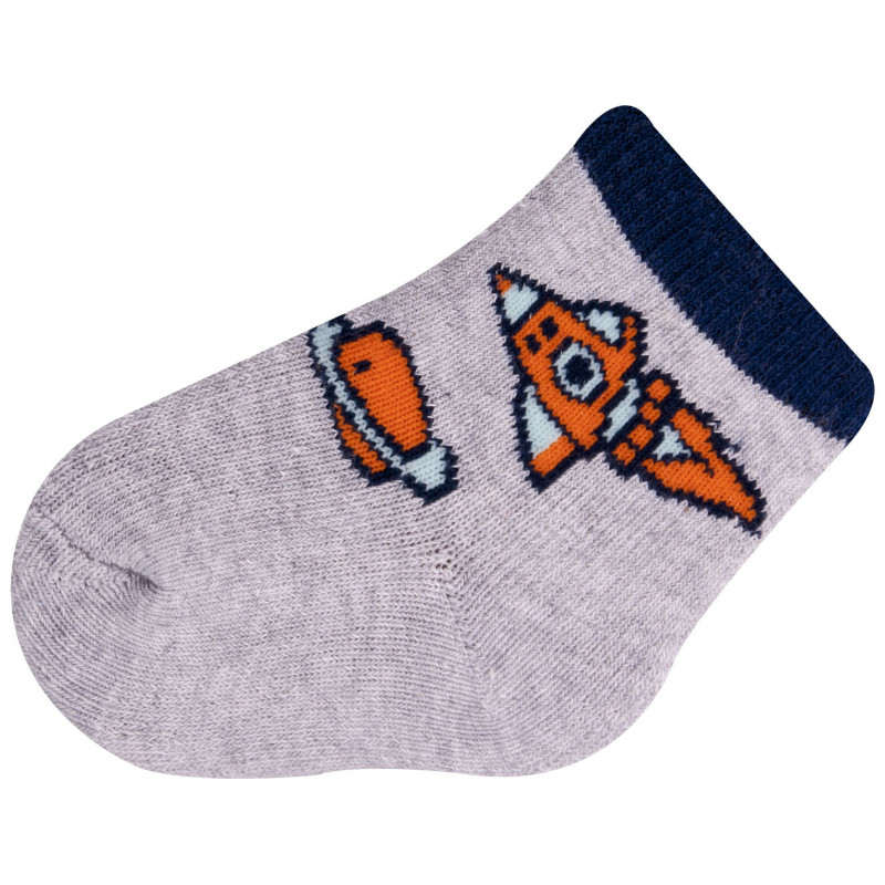 Чорапи за бебе момче, памучен бленд  9650