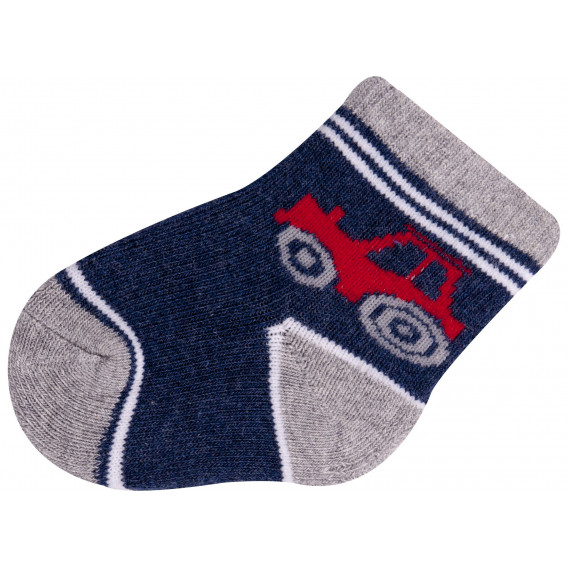 Чорапи за бебе момче, памучен бленд YO! 9653 4