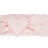 Лента за глава за бебе със сърце розова Chicco 96674 2