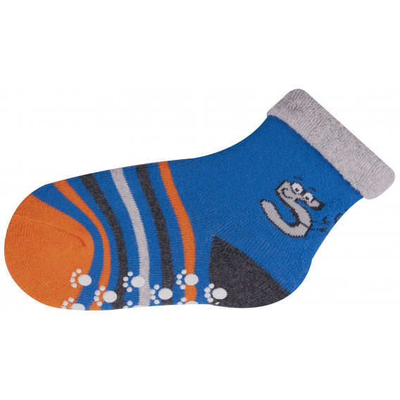 Памучни чорапи за момче със силиконови точки YO! 9668 5