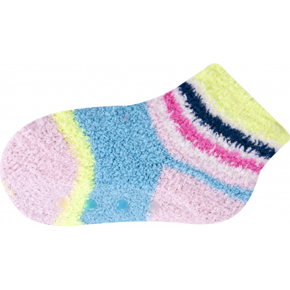 Памучни чорапи за момиче със силиконови точки YO! 9672 3