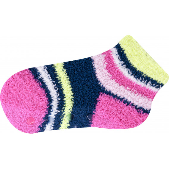 Памучни чорапи за момиче със силиконови точки YO! 9673 4