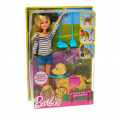 Кукла - комплект с ходещо куче Barbie 96795 