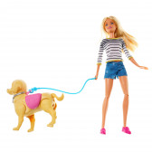 Кукла - комплект с ходещо куче Barbie 96799 5