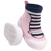 Пантофи за момичес актуалната визия тип- чорап, многоцветни YO! 9684 2