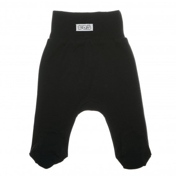 Панталон  черен, органик памук за момче NINI 96968 