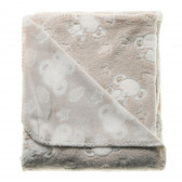 Плюшено бебешко одеяло- "little elephants", цвят: Беж Inter Baby 97328 2