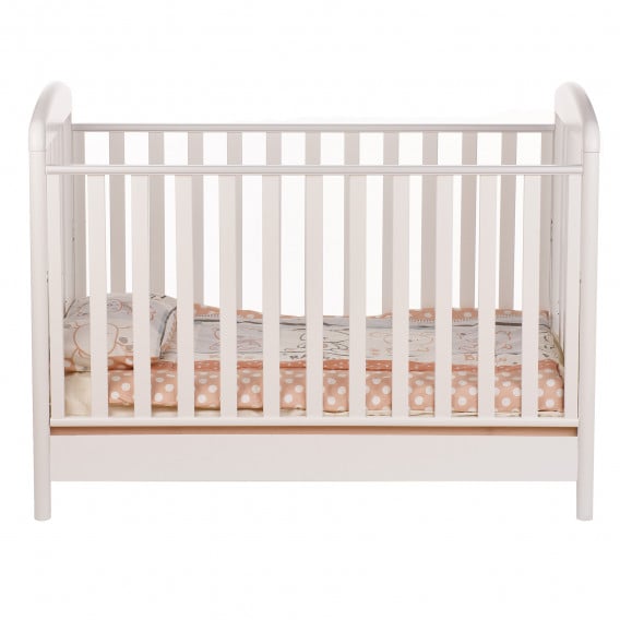 Бебешко креватче, с решетки и регулация на две степени, 106х71х133 см. Baby Expert 97635 
