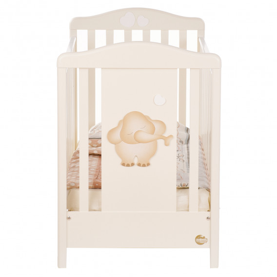 Бебешко креватче, със спящо слонче, 106х71х133 см. Baby Expert 97672 2