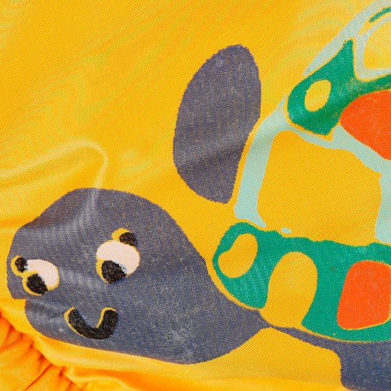 Бански за бебе момче в жълт цвят с костенурка - размер М - от 12 до 14 кг. Mycey 97716 3