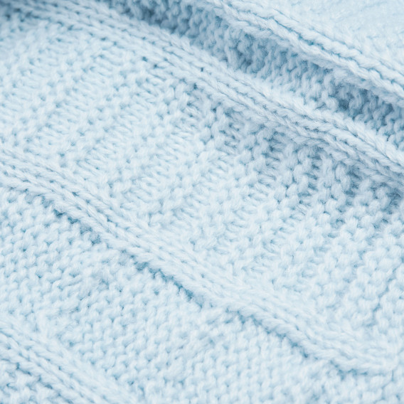 Плетено одеяло за бебе, син цвят Mycey 97738 2