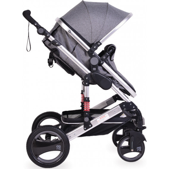 Комбинирана детска количка Gala 2 в 1 Premium, тъмносива Moni 97780 3