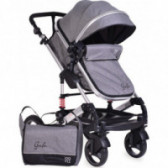 Комбинирана детска количка Gala 2 в 1 Premium, тъмносива Moni 97782 5