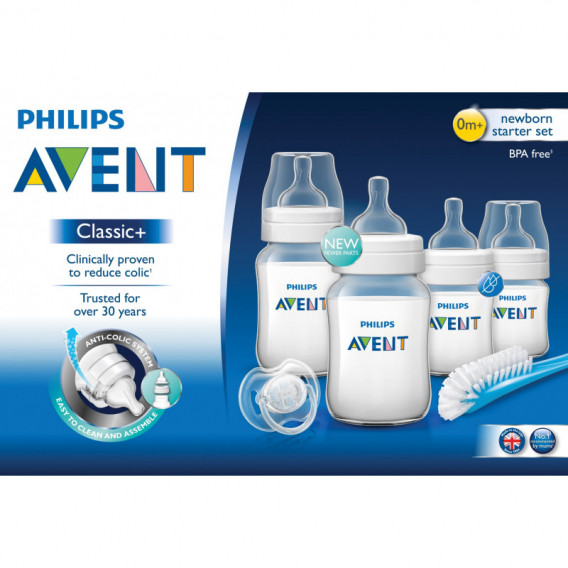 Комплект за новородено Philips AVENT Anti-Colic AirFree с биберон 0-12 месеца Philips AVENT 97800 
