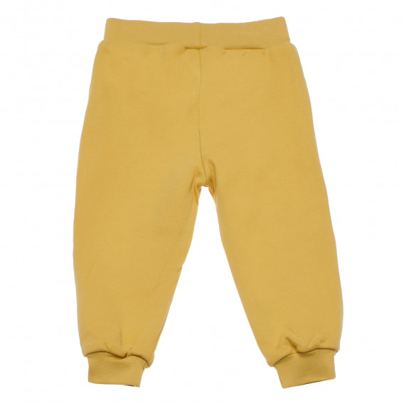 Панталон жълт , органик памук за момиче NINI 98793 2