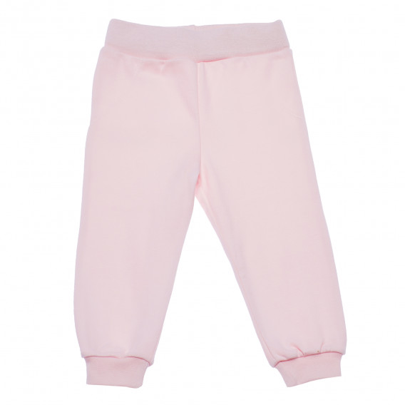 Панталон с широк ластик на талията, органик памук за момиче NINI 98816 
