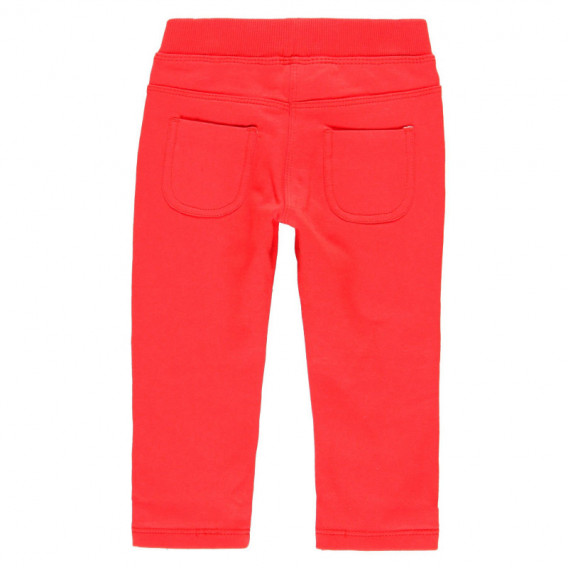 Памучен панталон за момиче с ластик в талията и два функционални задни джоба Boboli 99064 2