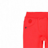 Памучен панталон за момиче с ластик в талията и два функционални задни джоба Boboli 99065 3