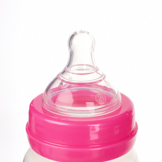 Пластмасово шише със силиконов биберон с регулируем поток - Princess, 0+ месеца, 240 мл, за момиче Disney Princess 99485 4