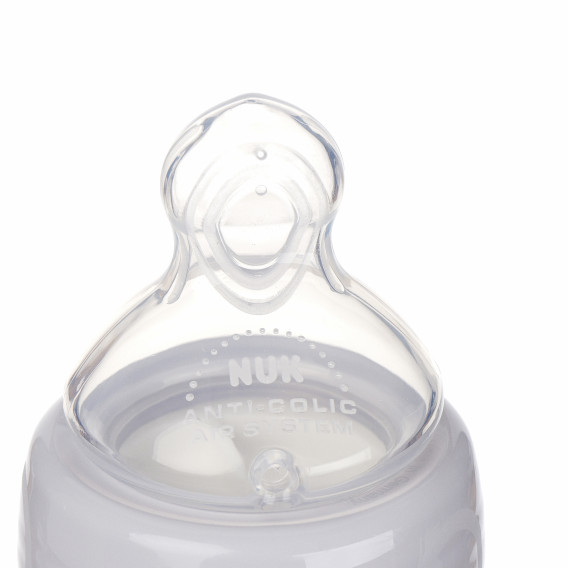 Полипропиленово шише за хранене, с биберон 2 капки, 6+месеца, 250 мл. NUK 99805 3