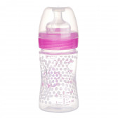 Полипропиленово шише за хранене, с биберон 1 капка, 0+ месеца, 150 мл, цвят: розов Chicco 99898 6