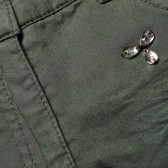 Памучни къси панталони за момиче с блестящи камъчета Boboli 99950 4