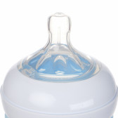 Полипропиленово шише Natural, с биберон 2 дупки, 1+ месеца, 260 мл, цвят: син Philips AVENT 99975 4