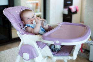 adorable,child,drinking,from,bottle.,funny,baby,eating,healthy,food